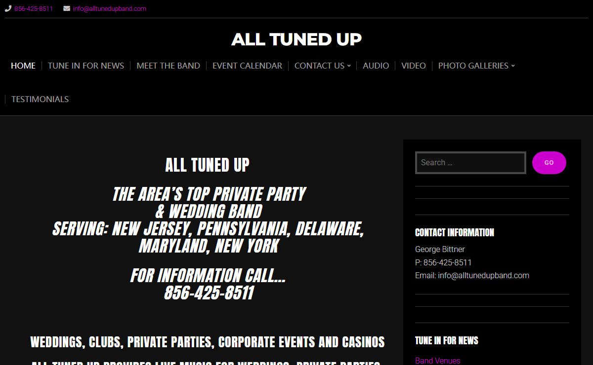 Best Philadelphia Wedding Band Private Parties All Tuned Up