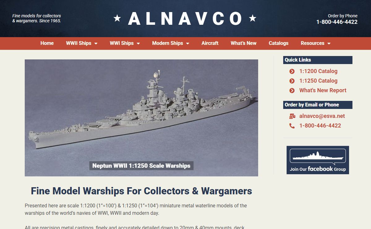 Alnavco | Fine Model Warships for Collectors & Wargamers