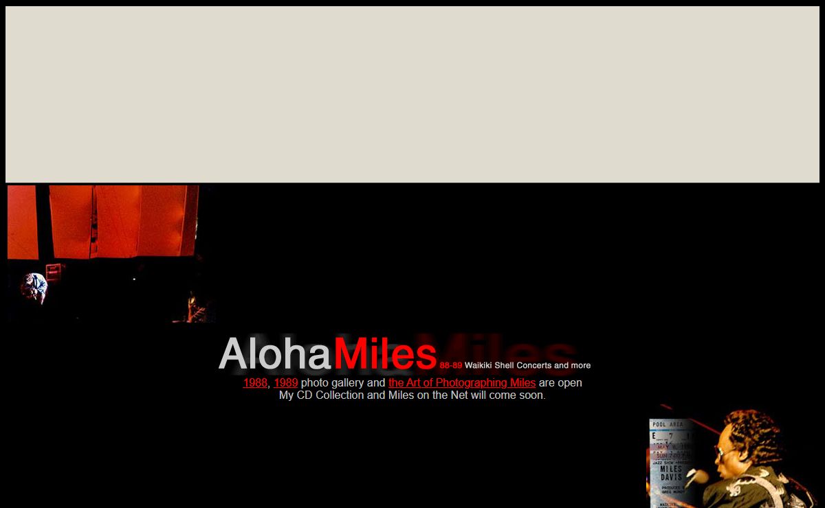Aloha Miles: Miles Davis in Honolulu's Waikiki Shell Concerts and More