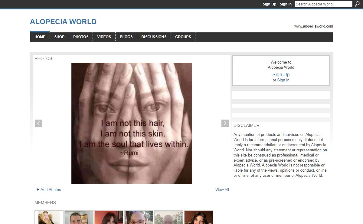 Alopecia World - www.alopeciaworld.com