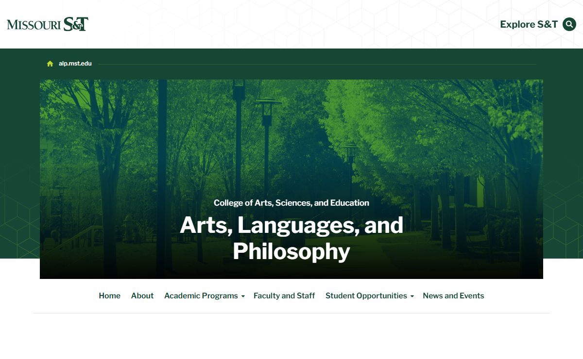 alp.mst.edu – Arts, Languages, and Philosophy | Missouri S&T