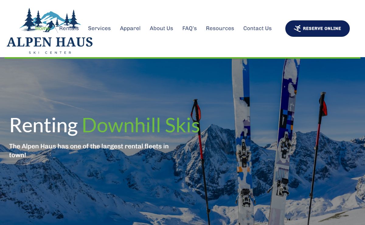 Ski & Snowboard Rentals Pagosa Springs | Alpen Haus Ski Center