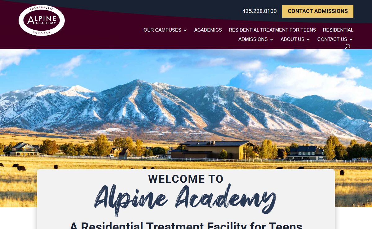 Residential Treatment Facility for Teens | Alpine Academy
