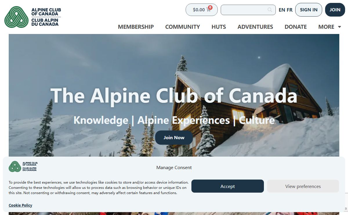 Home - Alpine Club of Canada