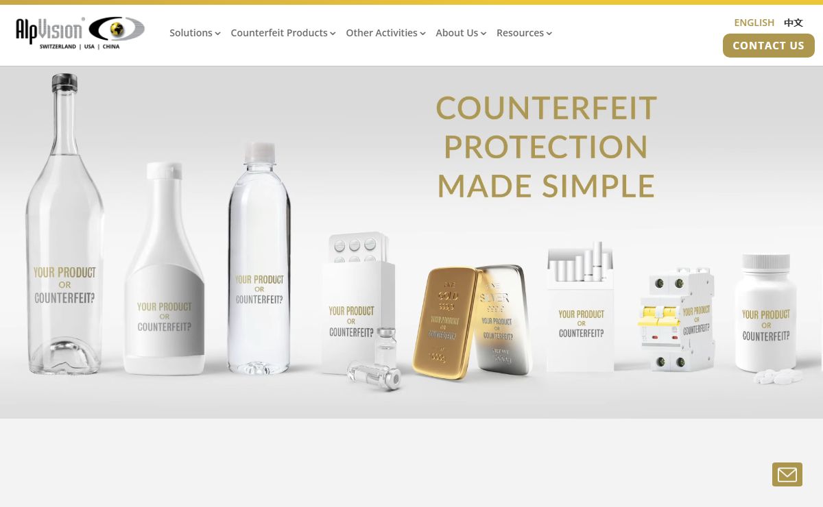 Counterfeit Protection - AlpVision