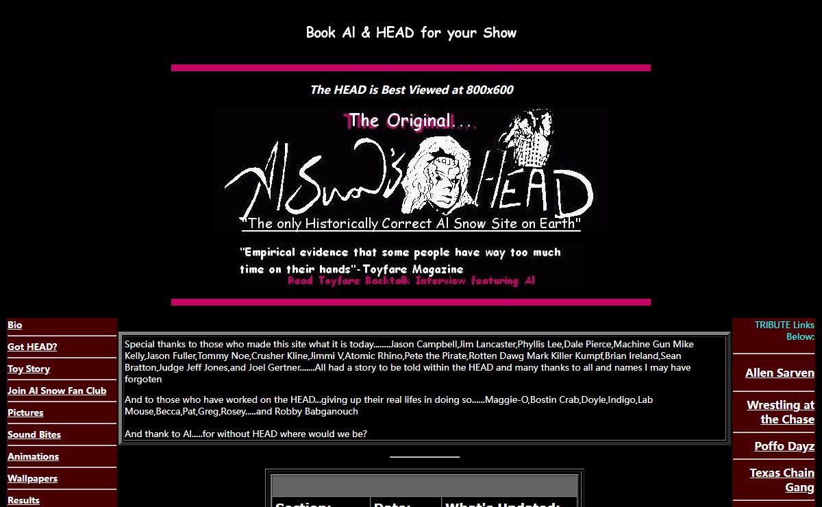 AL SNOWS HEAD