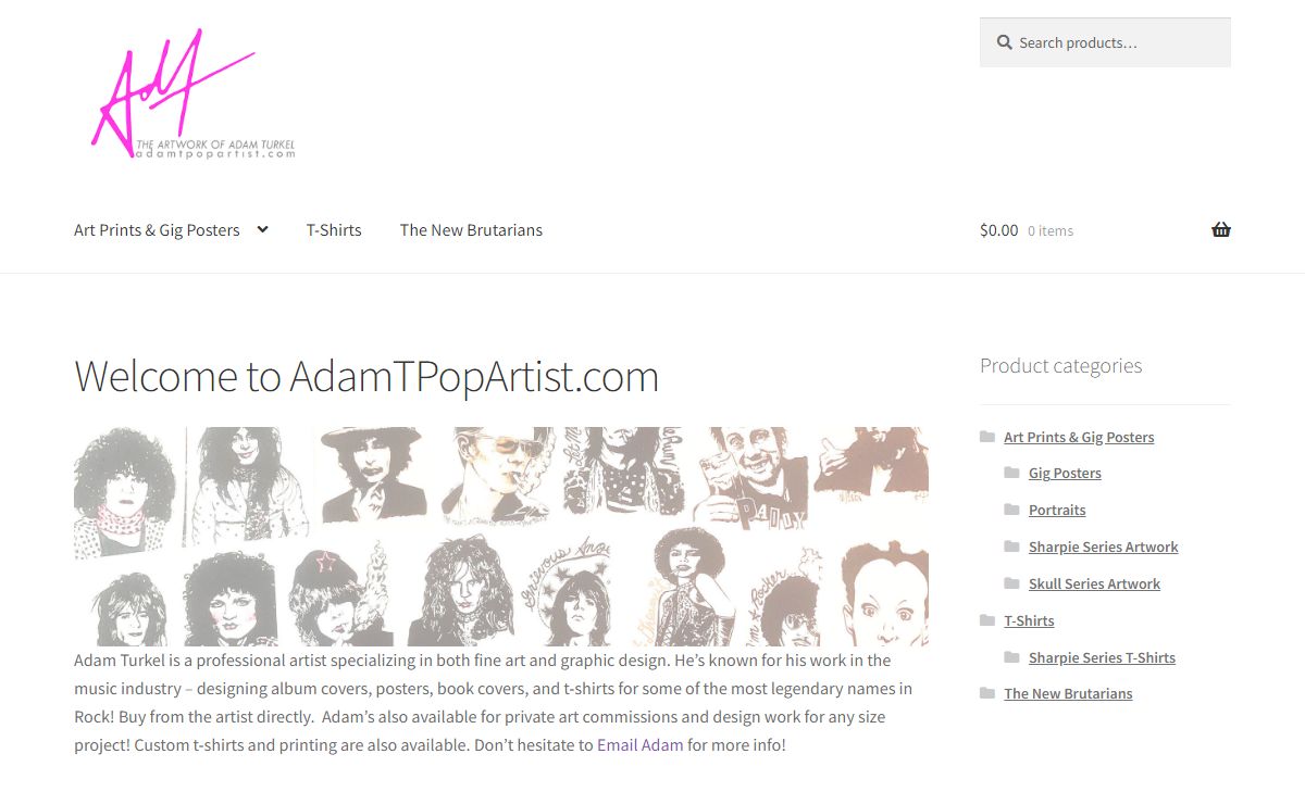 Welcome to AdamTPopArtist.com | Adam T Pop Artist
