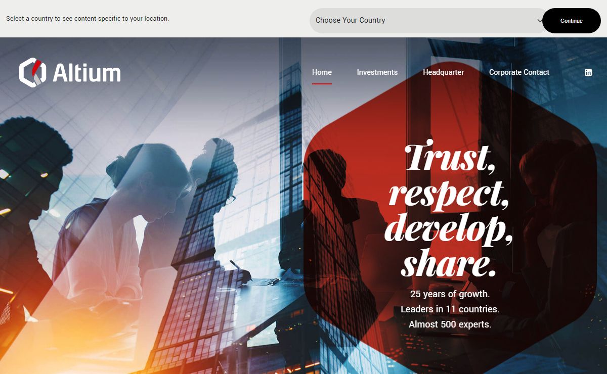 Altium – Trust Respect Develop Share
