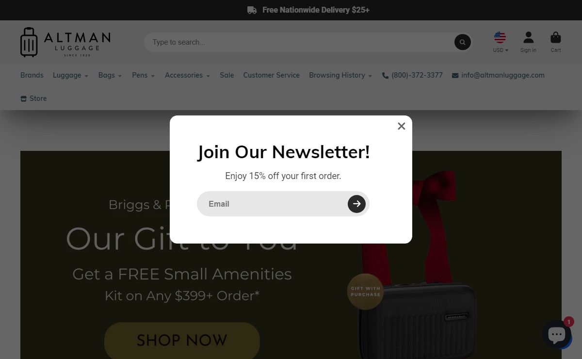 Altman Luggage | Luggage, Pens, and Travel Accessories | New York City