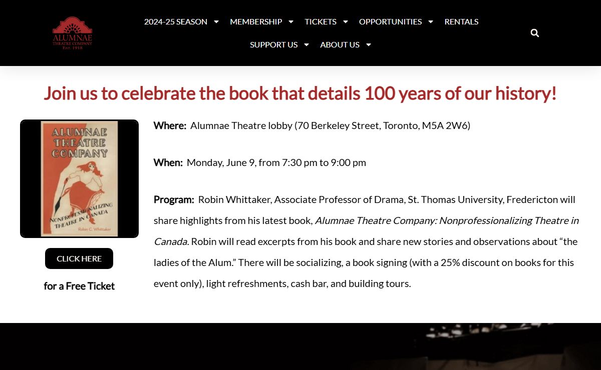 HOME - Alumnae Theatre