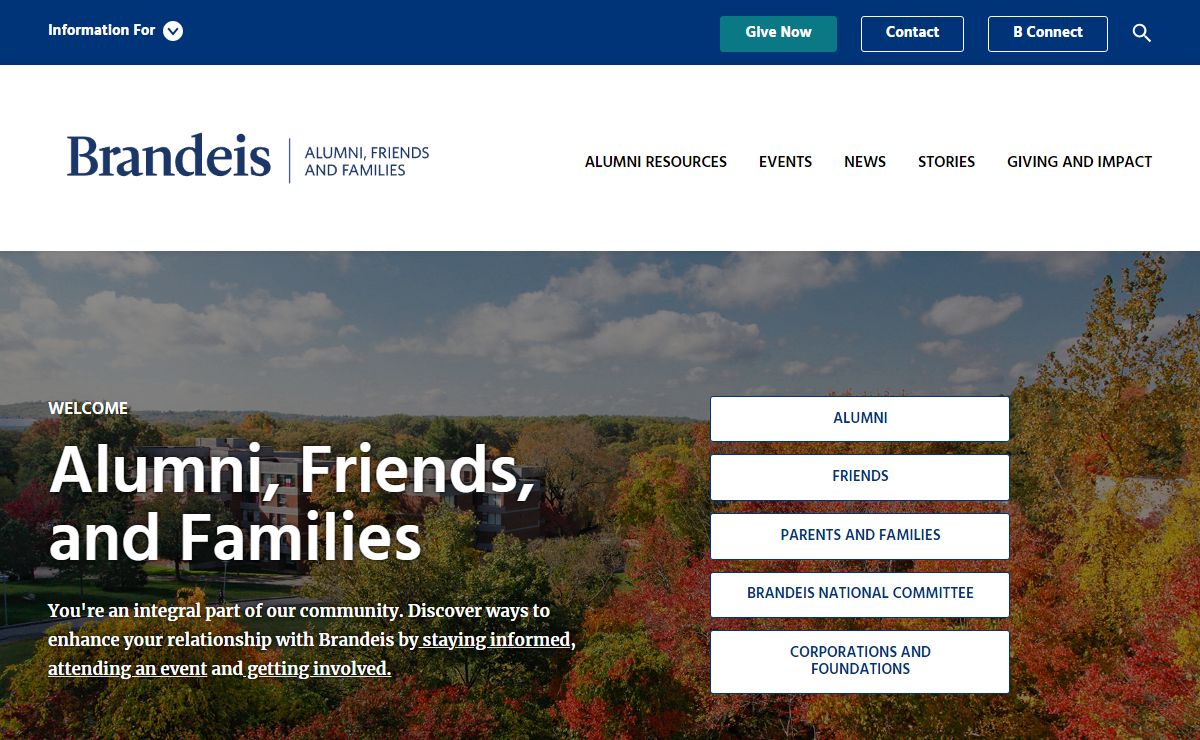 Alumni, Friends and Families | Brandeis University