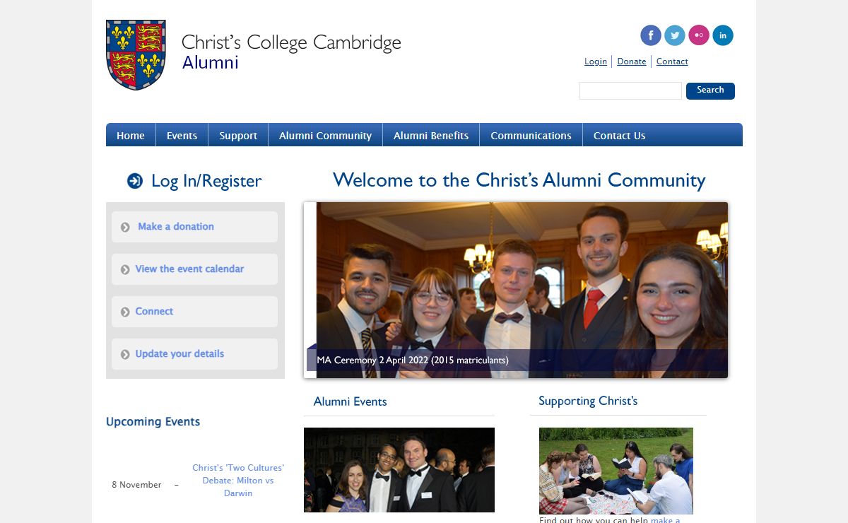 Christ's College Alumni - Christ's College