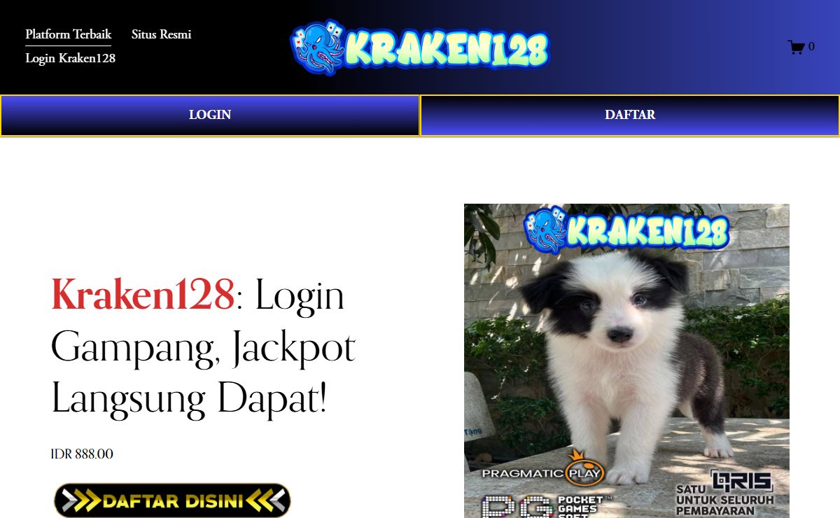 Kraken128: Login Gampang, Jackpot Langsung Dapat!