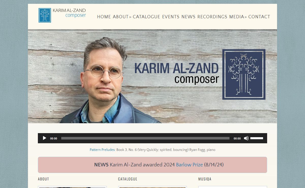 Karim Al-Zand: Composer