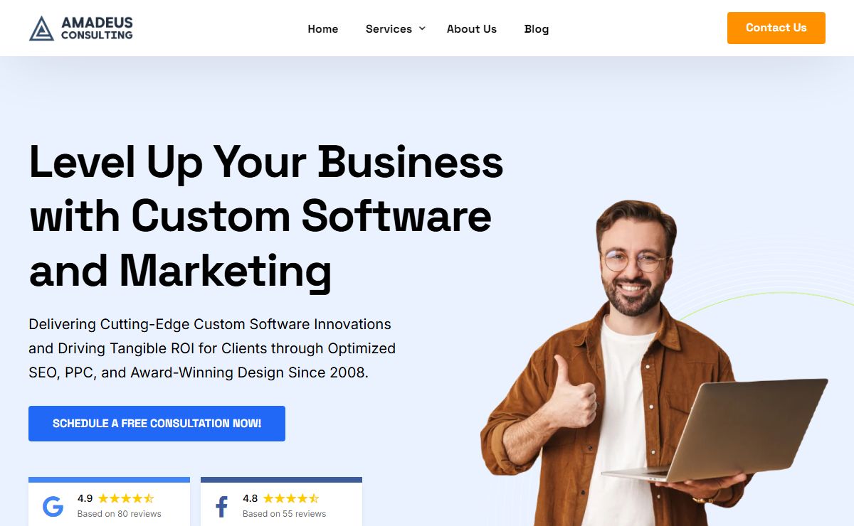 Digital Marketing Agency - Web Design | Amadeus Consulting