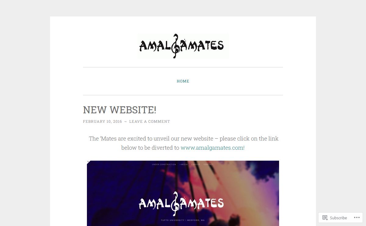 The Amalgamates | Tufts University's oldest co-ed a cappella group
