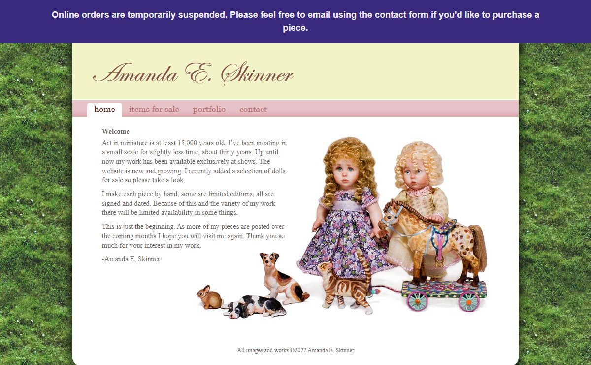 Amanda E. Skinner – Miniatures