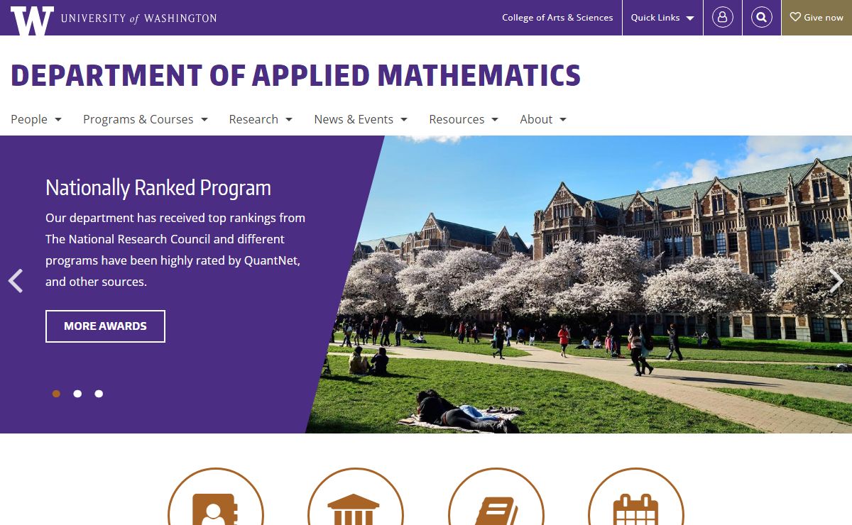 Home | Department of Applied Mathematics | University of Washington
