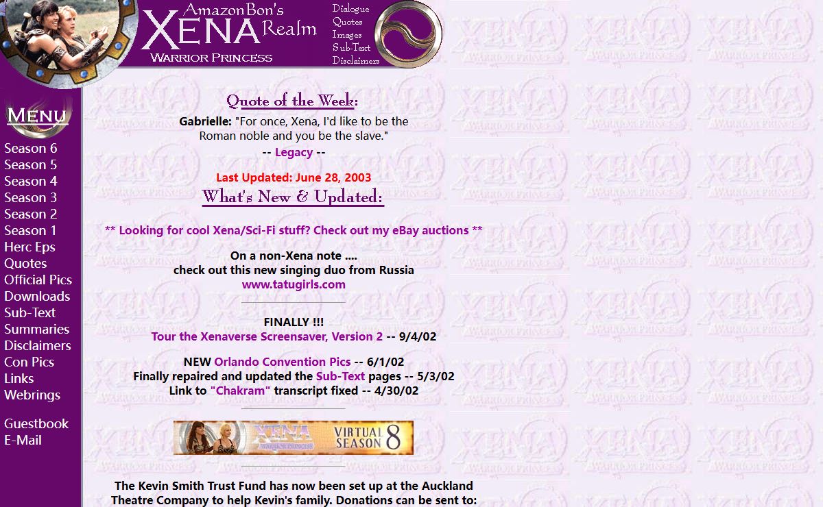 AmazonBon's Xena Realm