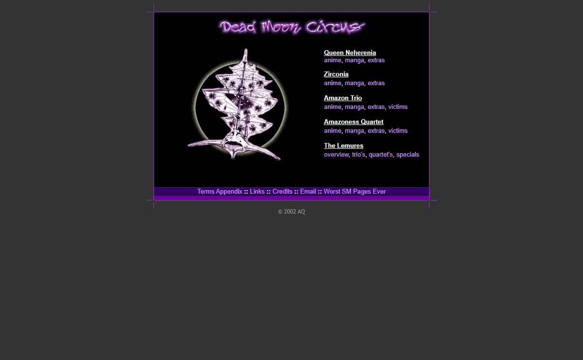 AQ : The Dead Moon Circus