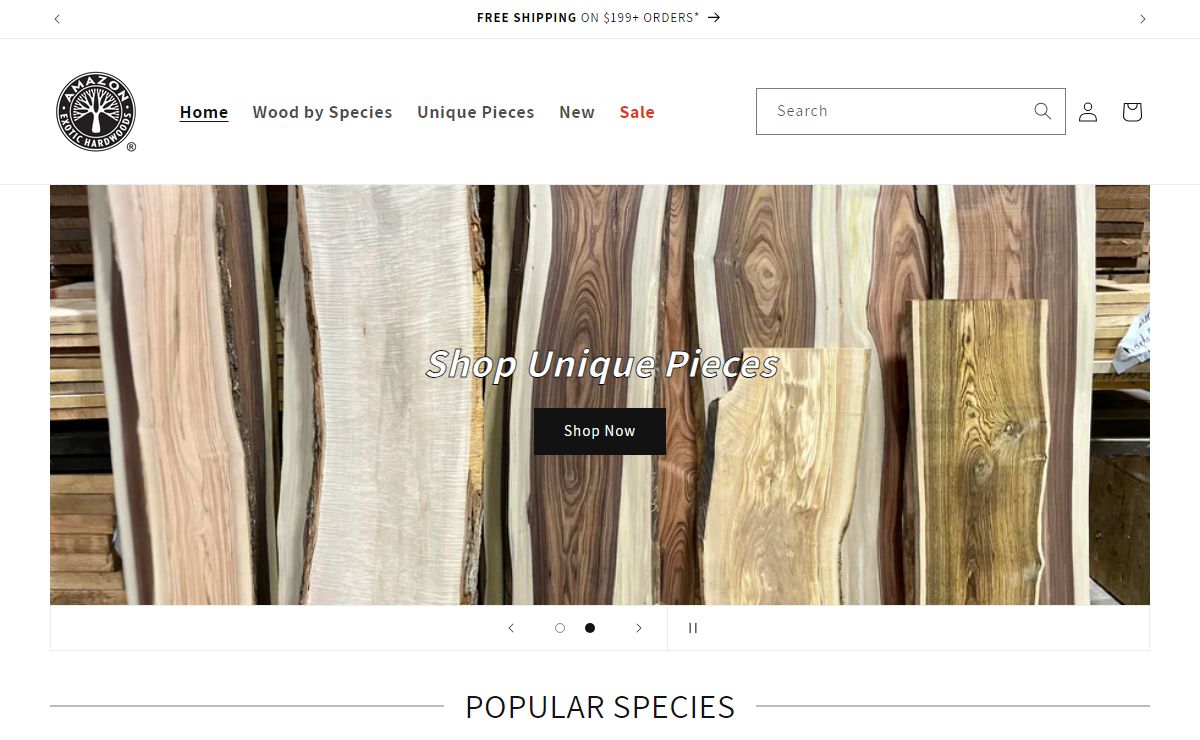 Amazon Exotic Hardwoods