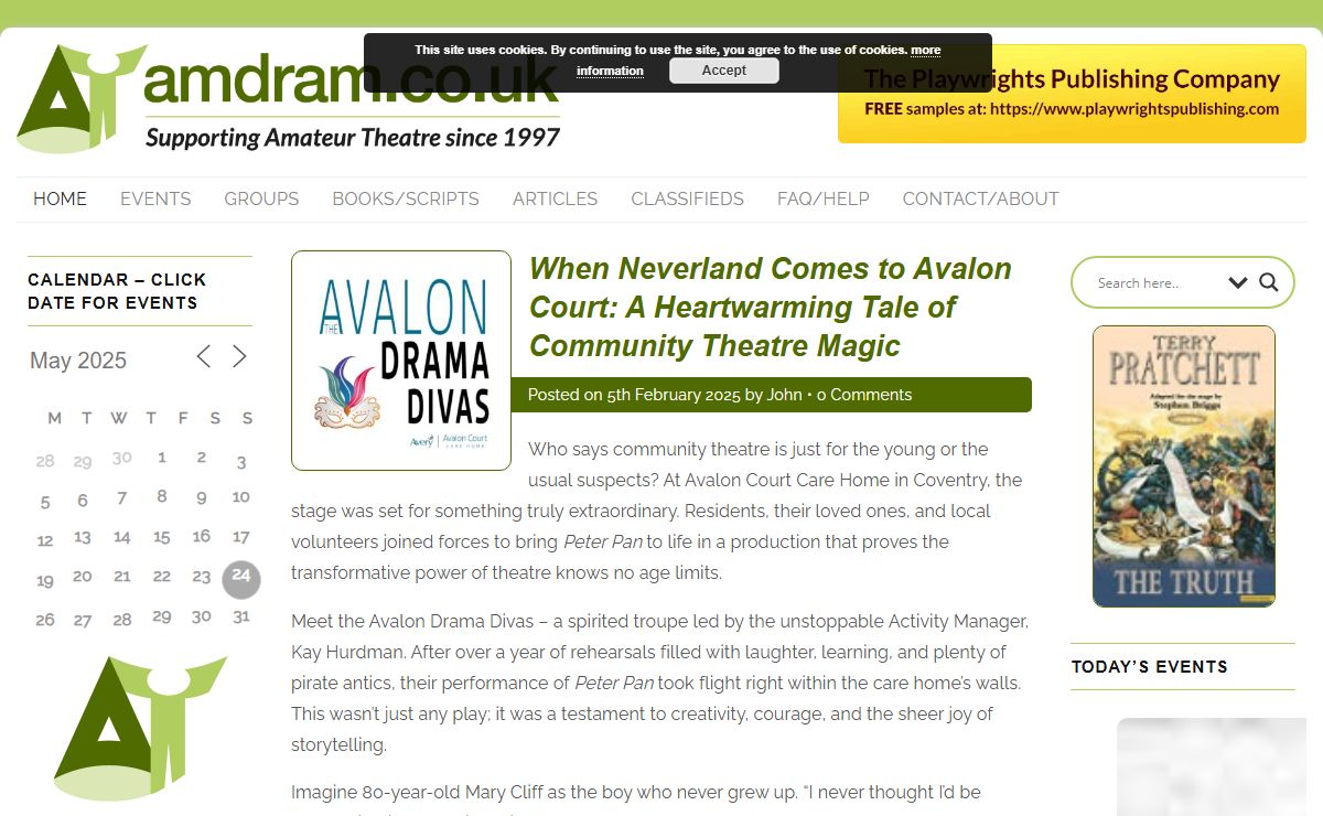 amdram.co.uk | The Amateur Theatre Network