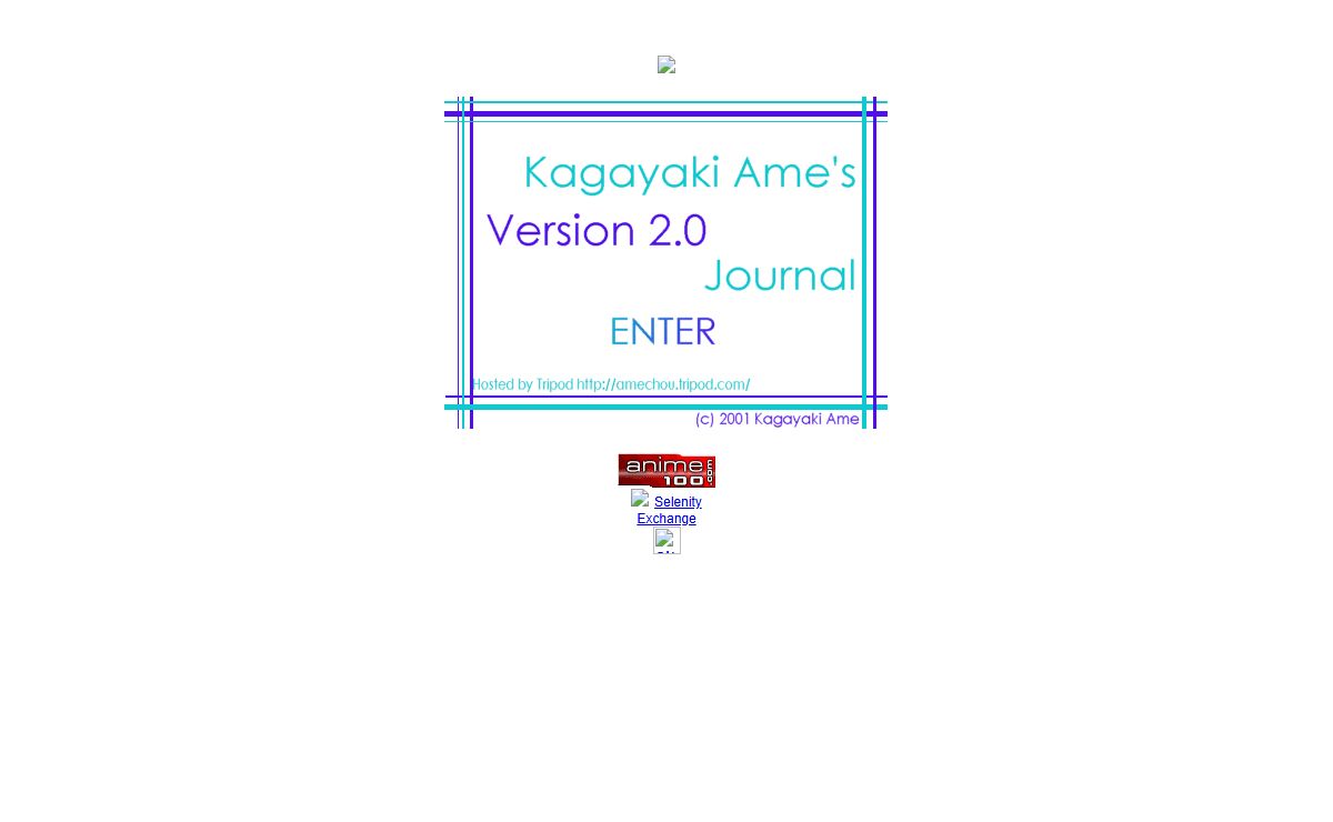 Kagayaki Ame's Journal Version 2.0