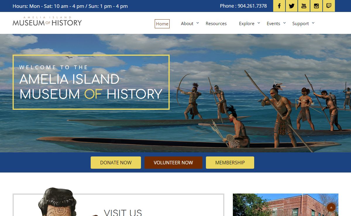 Home - AMELIA ISLAND MUSEUM OF HISTORY