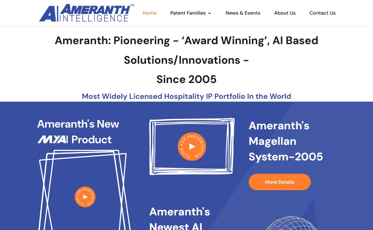 Ameranth | Ameranth's Newest AI Based Technological Innovations