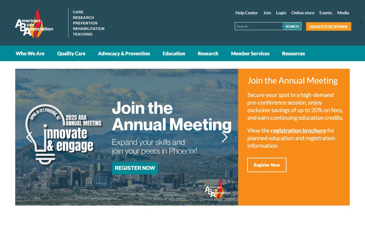 American Burn Association – Improving the lives of those affected by burn injury