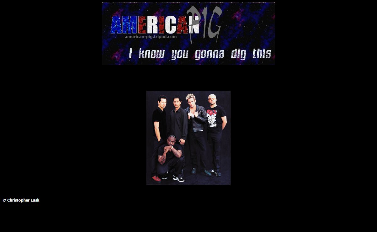 American Pig - Your Source For Sugar Ray