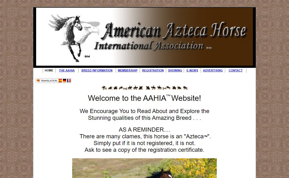 American Azteca Horse Intl. Assoc