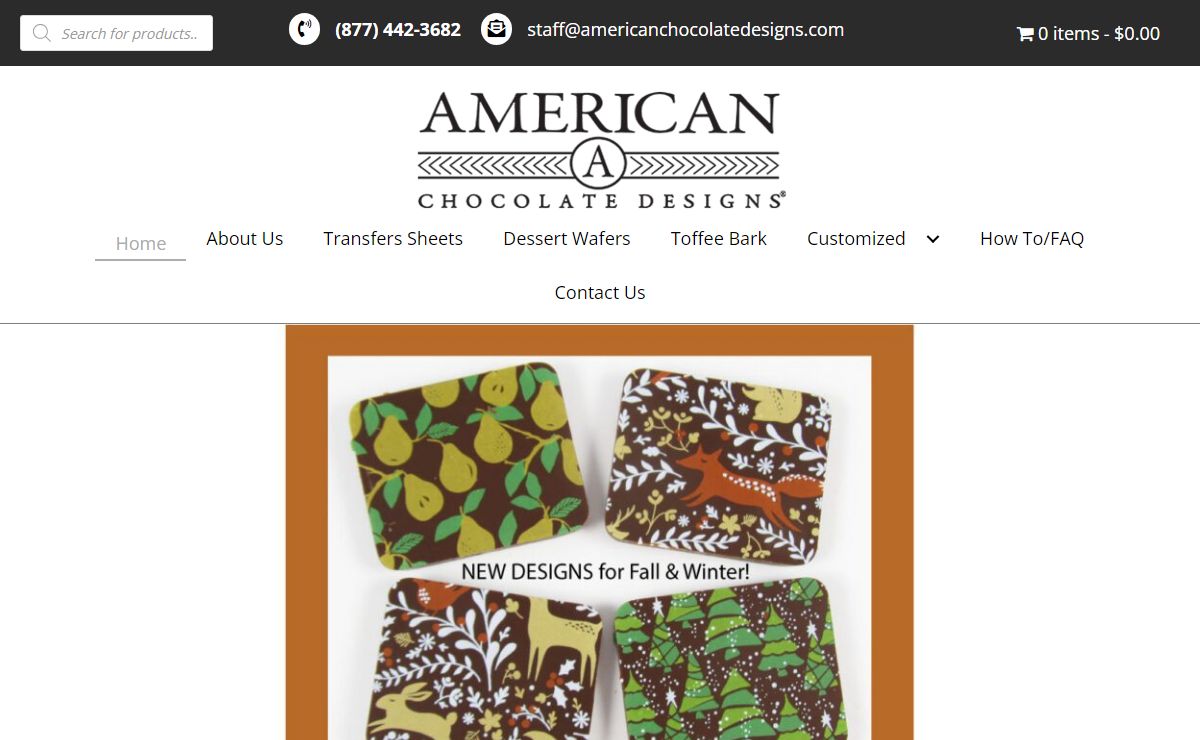 American Chocolate Designs | Chocolate Art