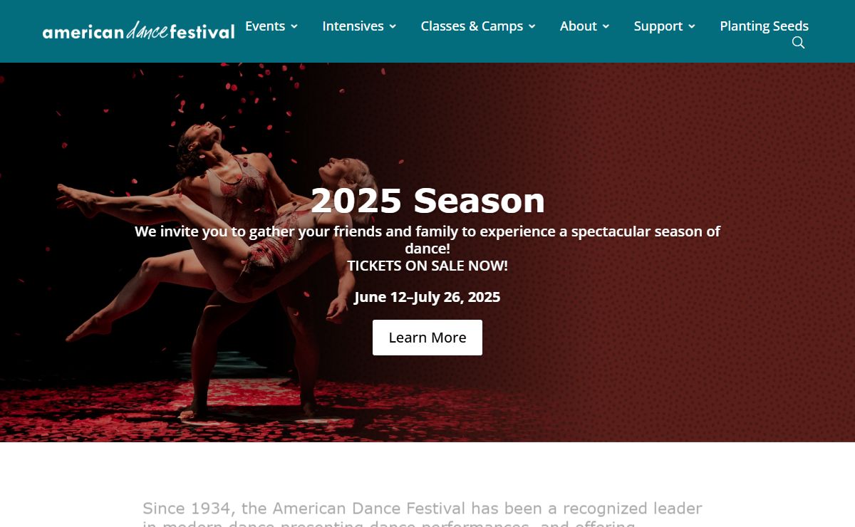 Home - American Dance Festival