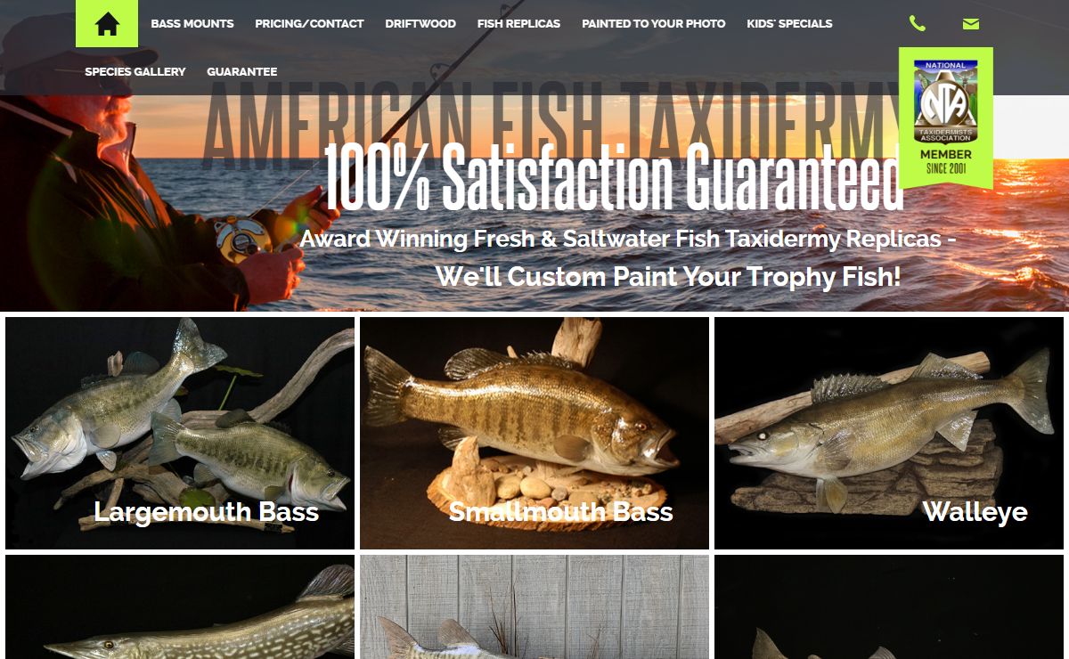Fish Mounts by American Fish Taxidermy