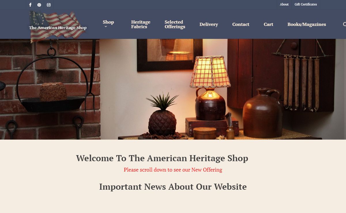 Home - The American Heritage Shop,LLC