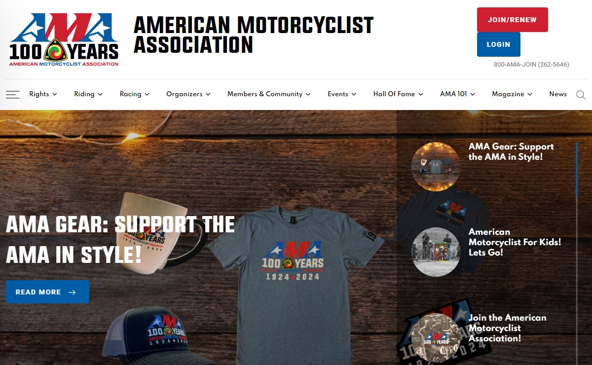 AMA Home - American Motorcyclist Association