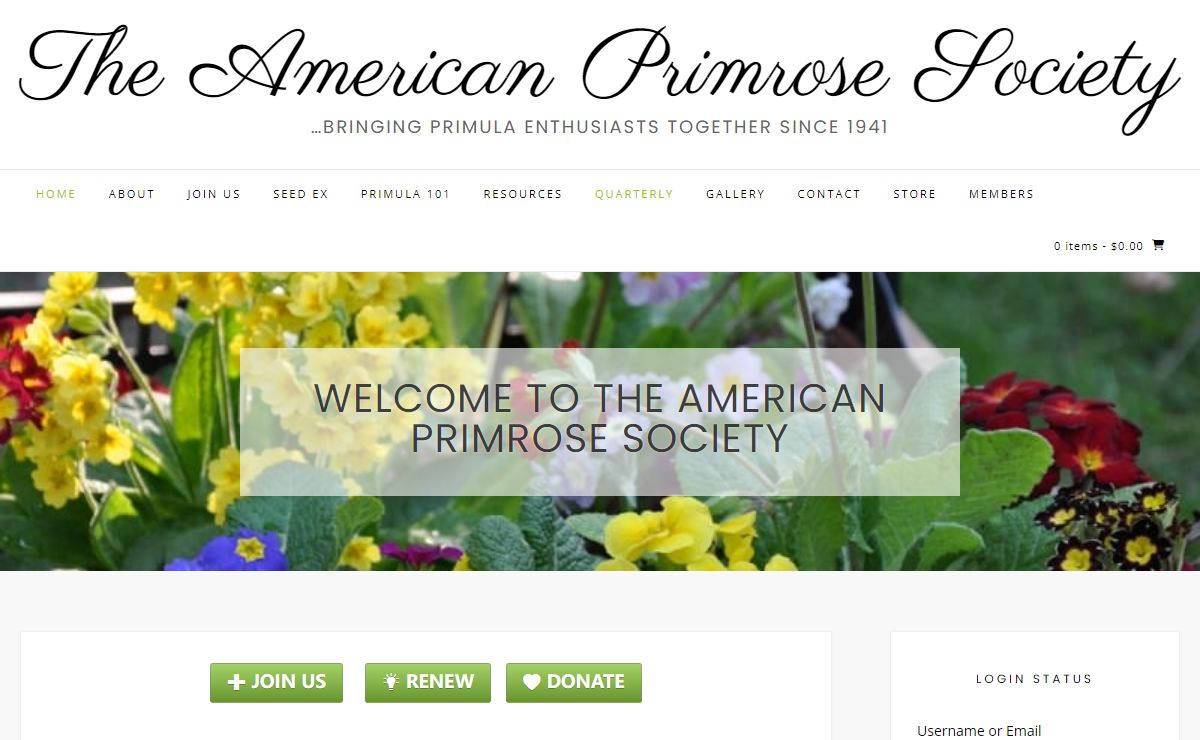 The American Primrose Society - for the love of Primula