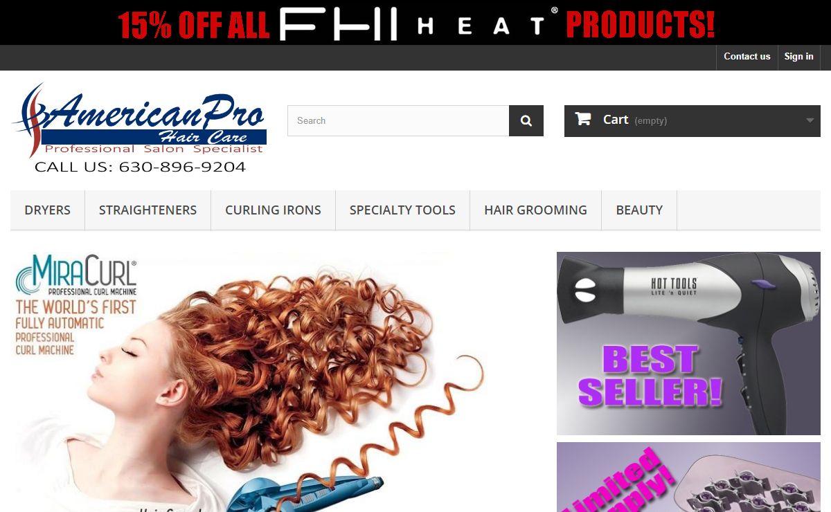 American Pro Hair Care Professional Salon Products and Styling Tools - American Pro Hair Care
