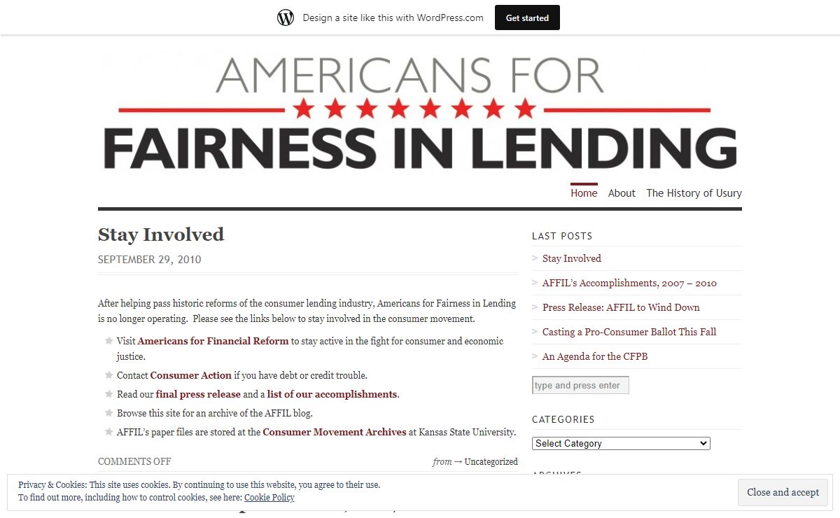 Americans for Fairness in Lending