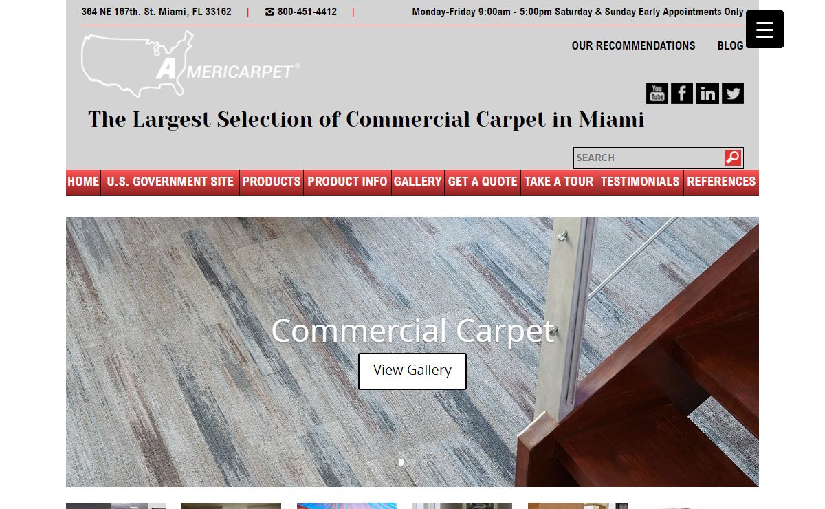 Americarpet - Wholesale store for Commercial Carpet Tile