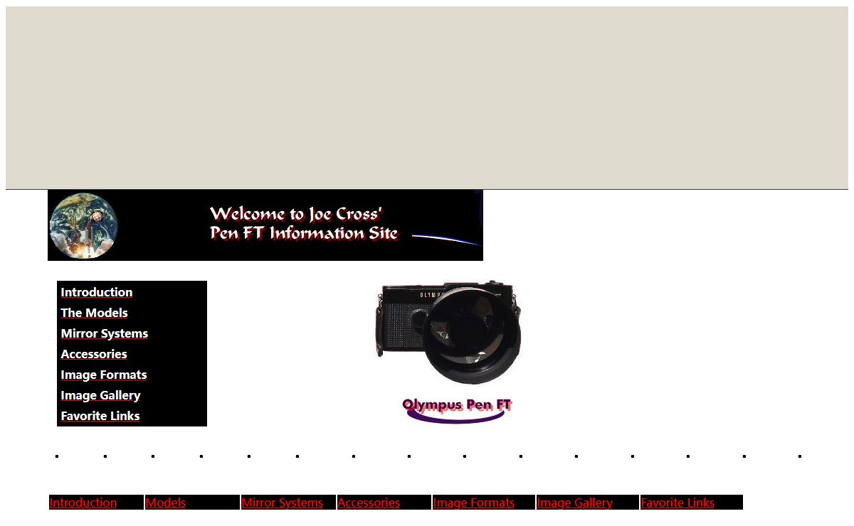 Joe Cross' Pen FT Information Site