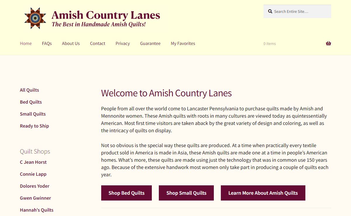 Amish Country Quilts | Handmade Amish Quilts for Sale! | The Best of the Best