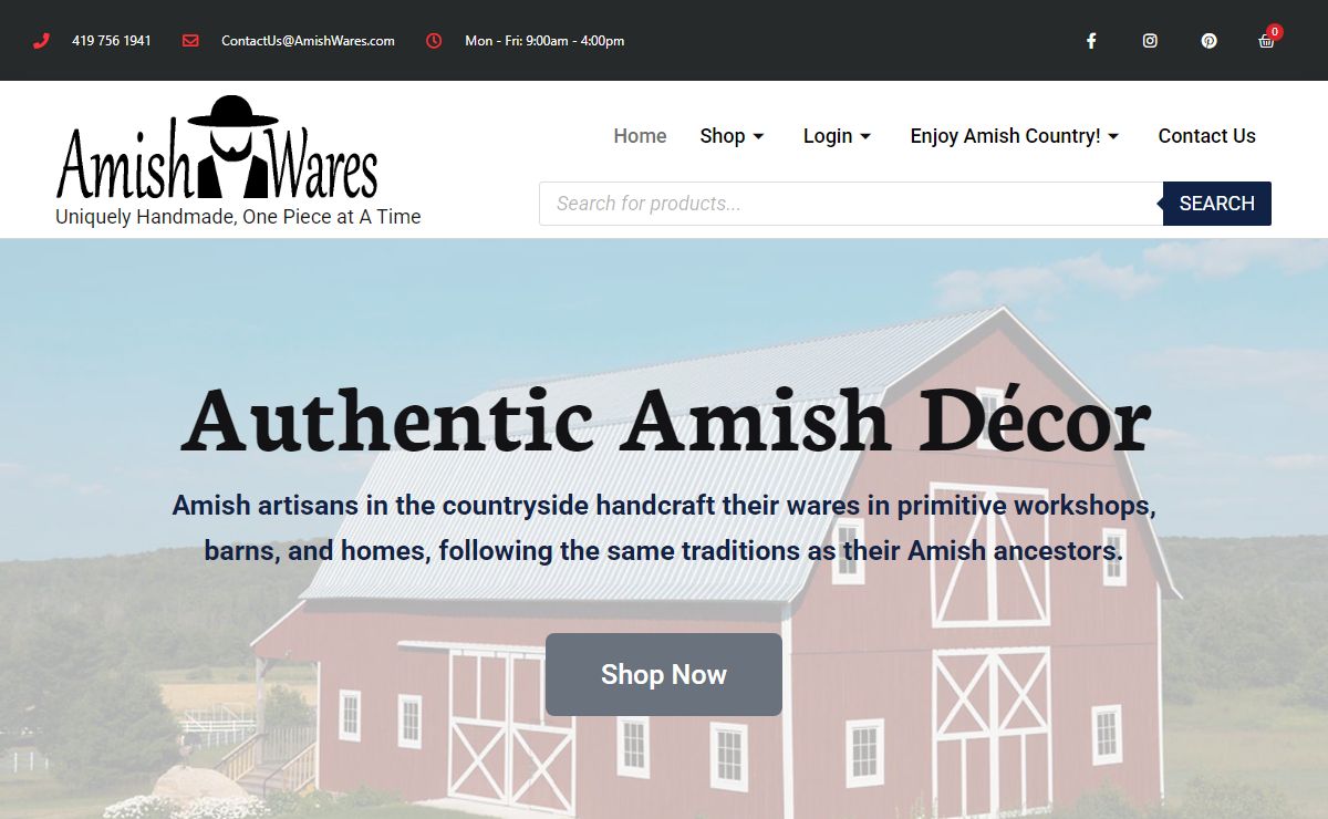 Home - Amish Wares