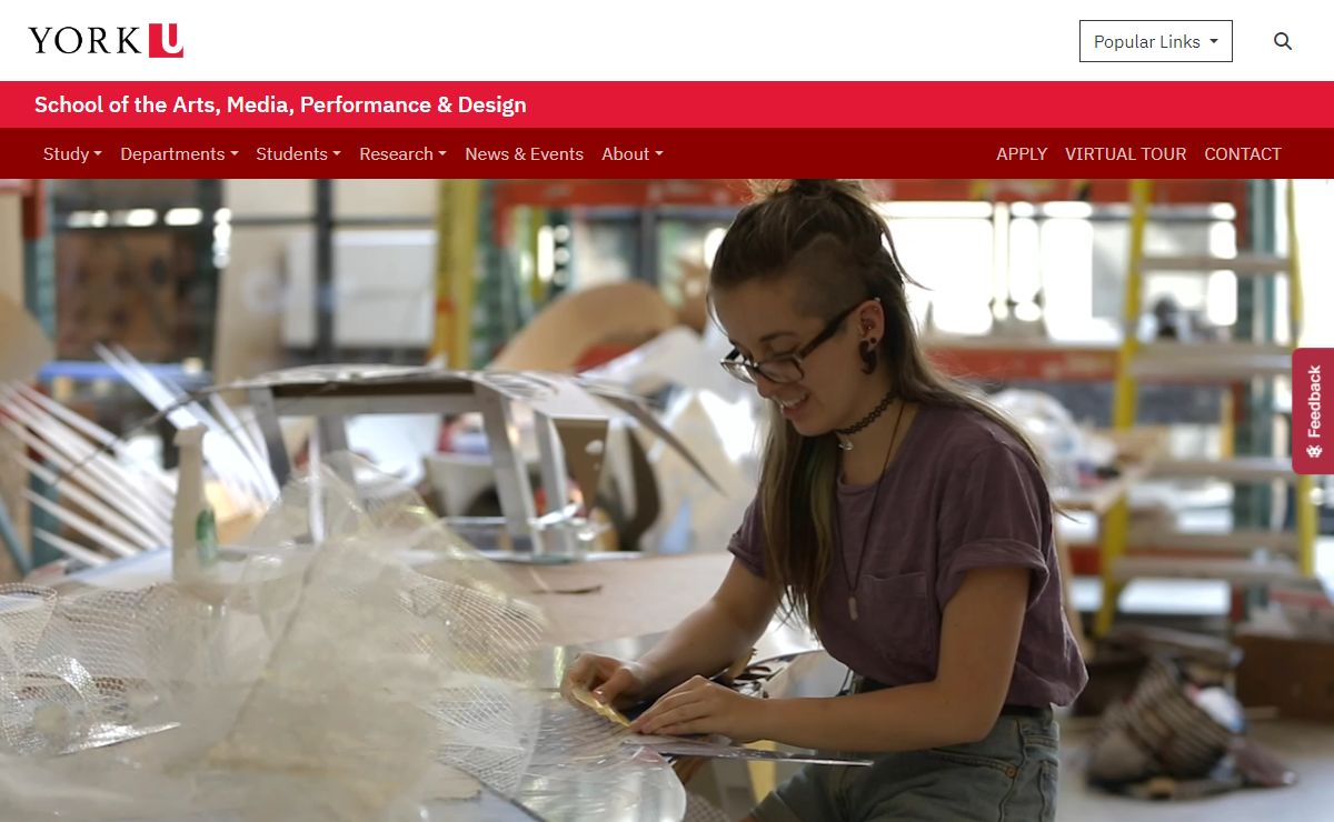 Home » School of the Arts, Media, Performance & Design