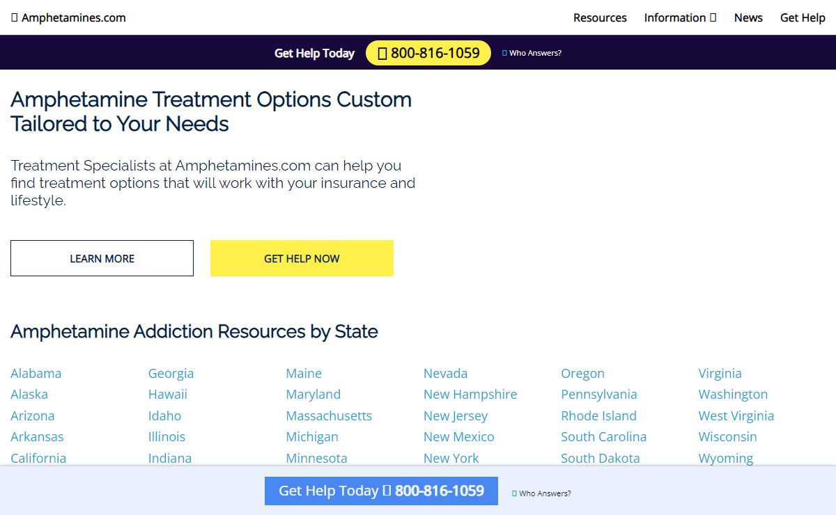 Amphetamines - Meth Addiction Treatment and Inpatient Rehab Centers