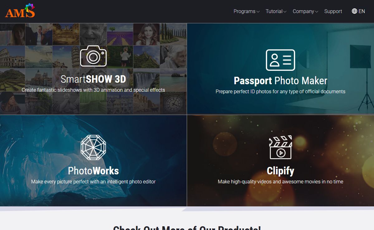 Creative photo editing software || AMS Software official website