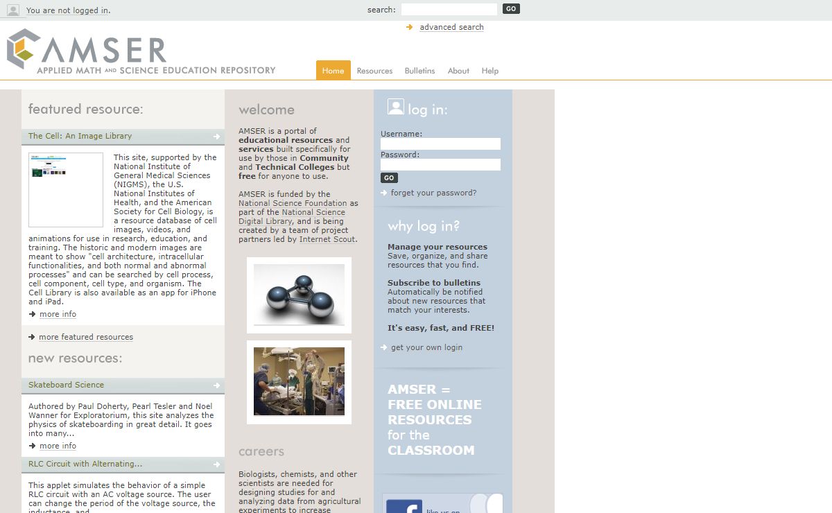 Applied Math and Science Education Repository - Home