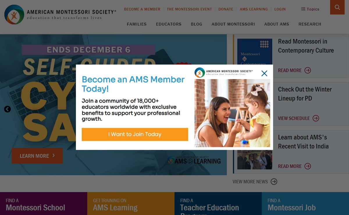Montessori Resources for Schools, Teachers, Families and Parents | American Montessori Society