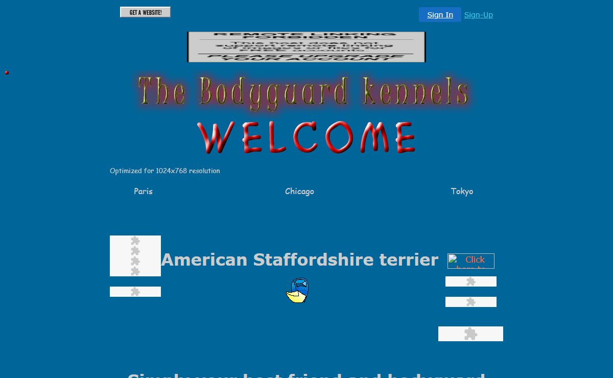 The bodyguard kennels